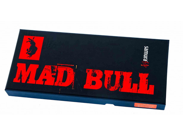 Nóż kuchenny Serb Samura Mad Bull 18 cm czerwony