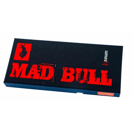 Nóż kuchenny Serb Samura Mad Bull 18 cm czerwony