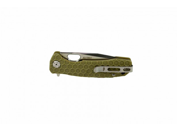 Nóż Honey Badger Tanto Flipper Medium Green
