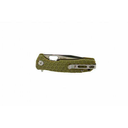Nóż Honey Badger Tanto Flipper Medium Green