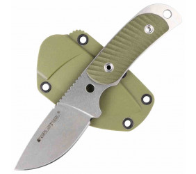 Nóż Real Steel Hunter 165 Green G10, Stonewashed 1