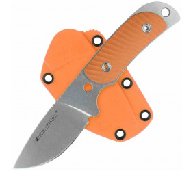 Nóż Real Steel Hunter 165 Orange G10, Stonewashed
