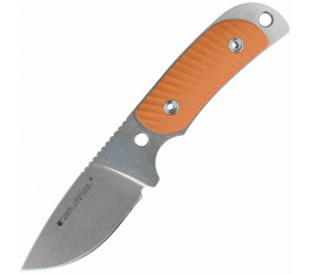 Nóż Real Steel Hunter 165 Orange G10, Stonewashed
