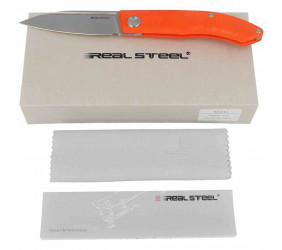 Nóż Real Steel Stella Orange G10, Stonewash VG-10