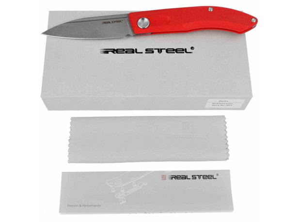 Nóż Real Steel Stella Red G10, Greywash VG-10 by P