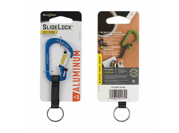 Nite Ize Karabinek SlideLock Key Ring Aluminum Nie