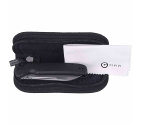 Nóż CIVIVI Chevalier Black G10, Stonewashed (C2002