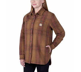 Koszula Wierzchnia z Polarem Heavy Brown