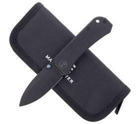 Nóż WE Knife Banter Black G10, Black Stonewashed C