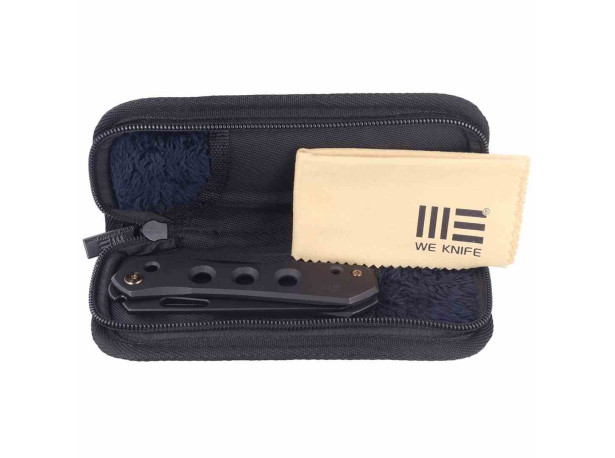 Nóż WE Knife Vision R Black Titanium, Black Stonew