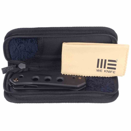 Nóż WE Knife Vision R Black Titanium, Black Stonew