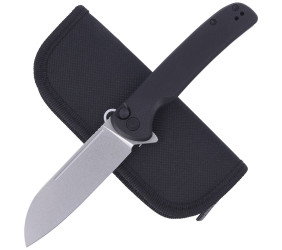 Nóż CIVIVI Chevalier Black G10, Stonewashed (C2002