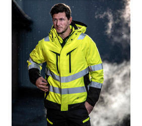 Kurtka Odblaskowa ProJob 6446 3in1 Yellow/Navy