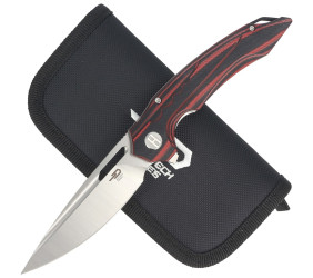 Nóż Bestech Ornetta Carbon Fiber / Red G10, Stonew